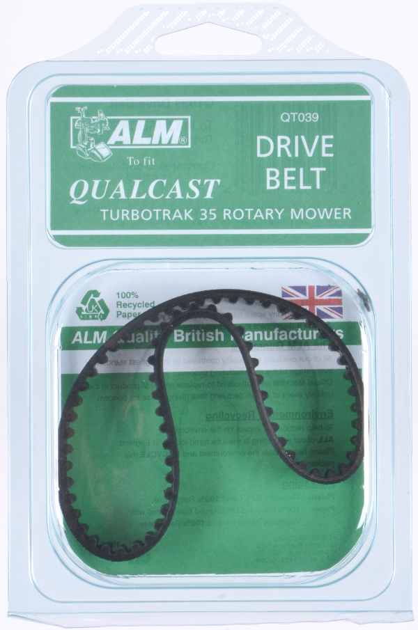 Drive Belt for Qualcast Turbotrak 35 mowers - Click Image to Close